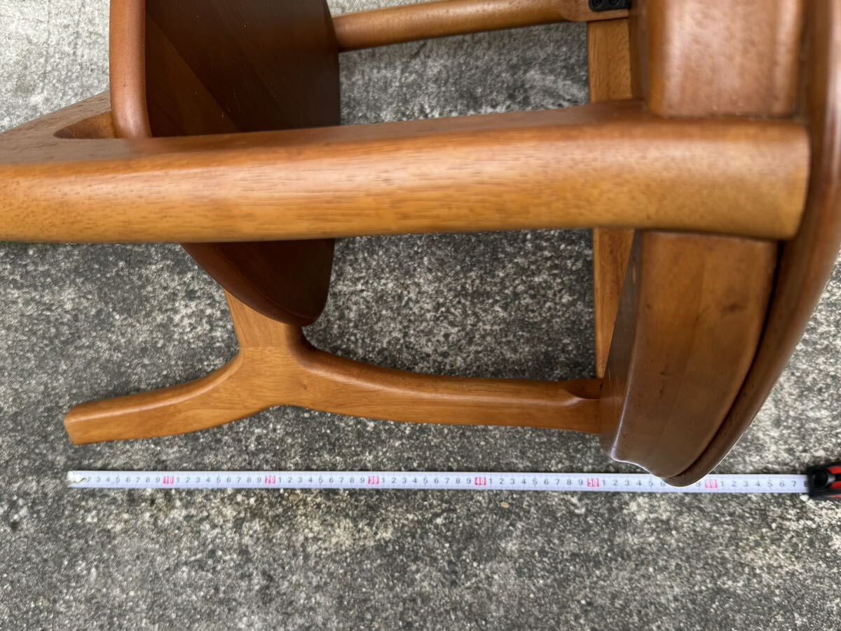 オールド karimoku カリモク センターテーブル サイドテーブル リビングテーブル ナチュラル / 現状渡しの画像6