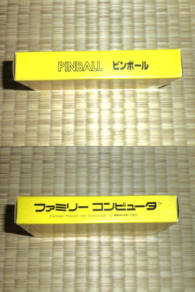 箱説付き FC 任天堂 ピンボール ファミコン Nintendo PINBALL_画像3