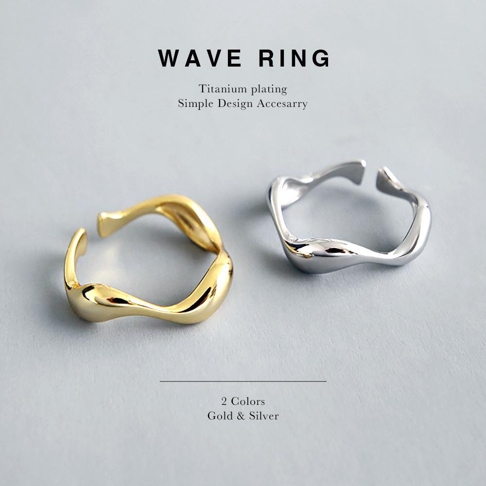 ウェーブ リング 指輪 wave ring ゴールド アクセサリー ジュエリー シンプル