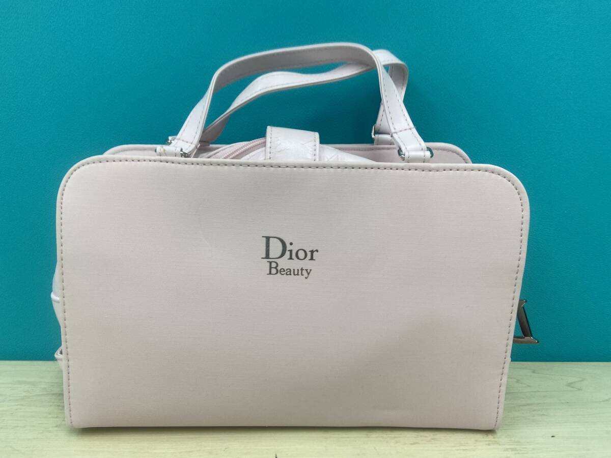 14078★Beauty Dior ビューティー ディオール メイクポーチ バニティポーチ 化粧ポーチ ノベルティ 非売品_画像1