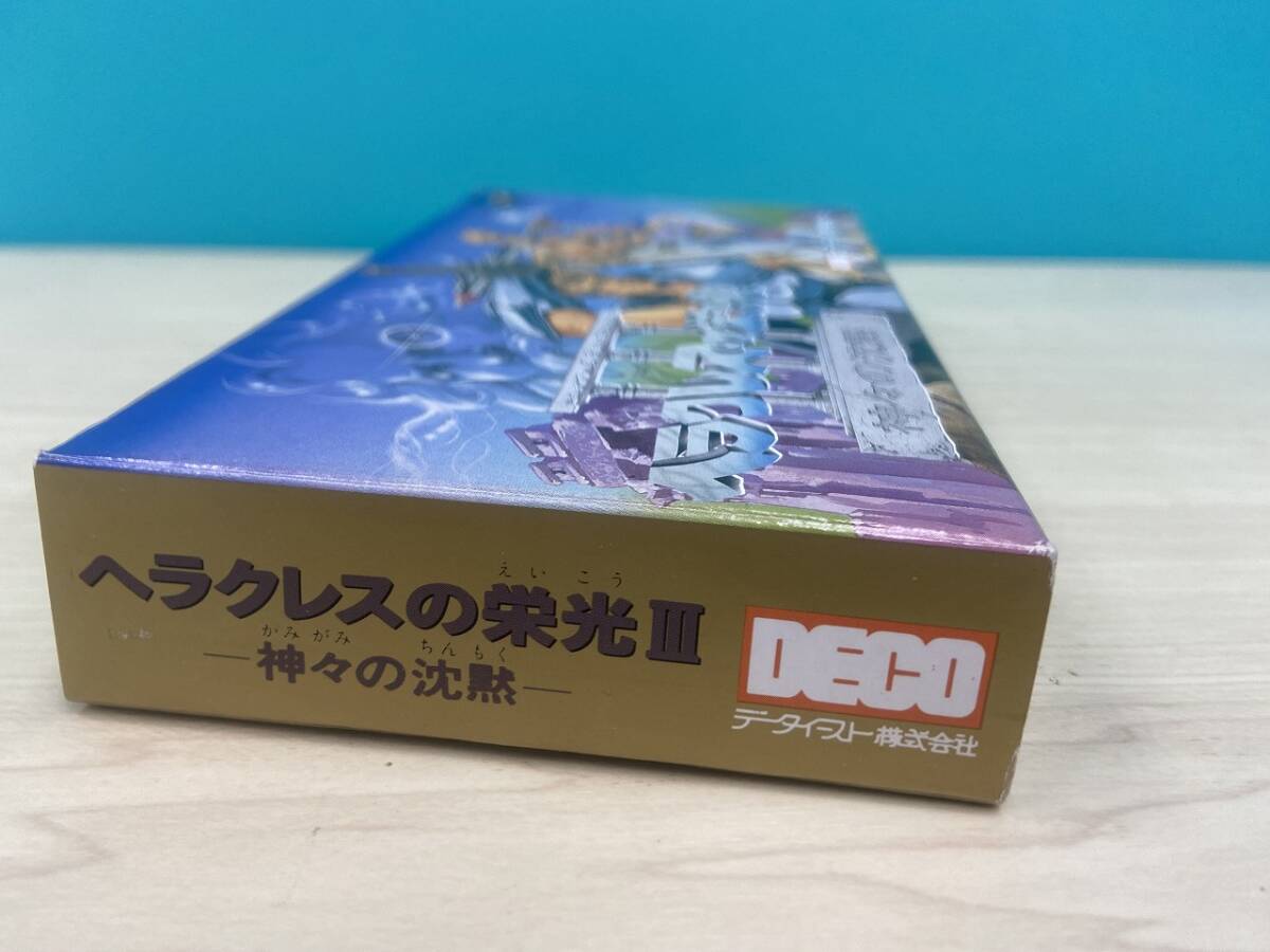 14038-4★Nintendo Super Famicom 任天堂スーパーファミコン ヘラクレスの栄光 神々の沈黙 SHVC-HE _画像5