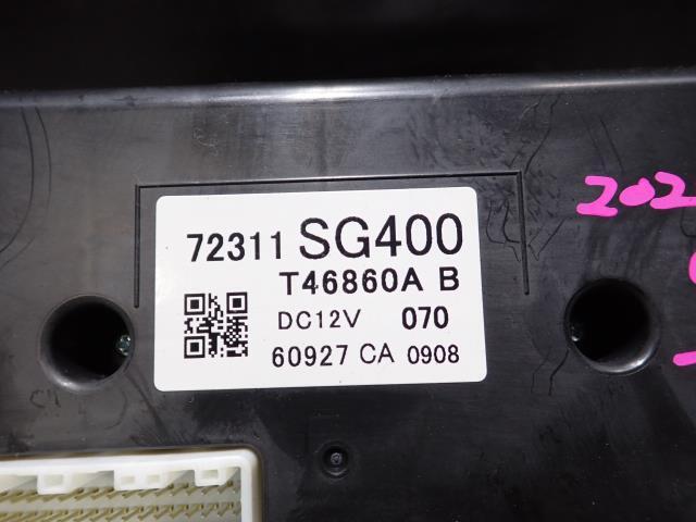 フォレスター DBA-SJ5 エアコンスイッチパネル 2.0I 4WD FB20ASZHWA D4S 72311SG400_画像3