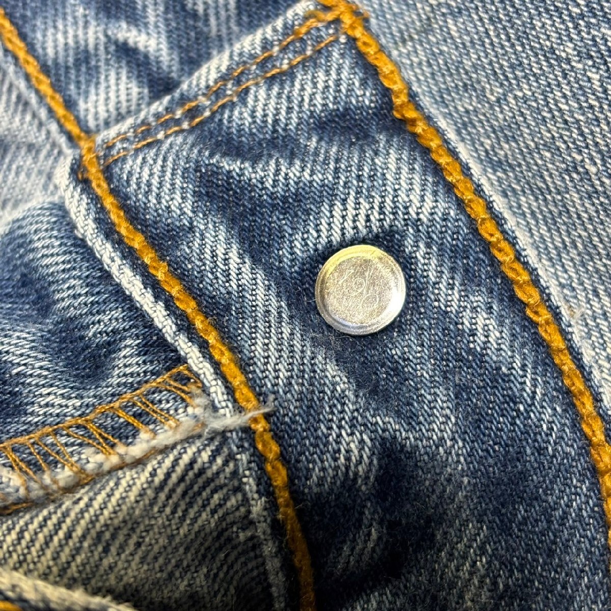 MEXICO製 90年代 Levi's 501xx ビンテージ デニム 40×36 刻印190 MADE IN MEXICO 90sの画像7