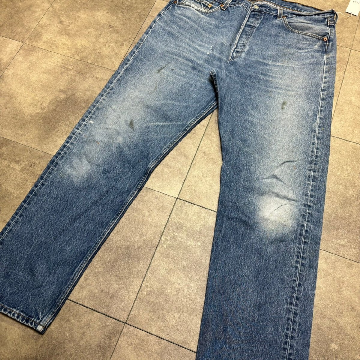 MEXICO製 90年代 Levi's 501xx ビンテージ デニム 40×36 刻印190 MADE IN MEXICO 90sの画像8