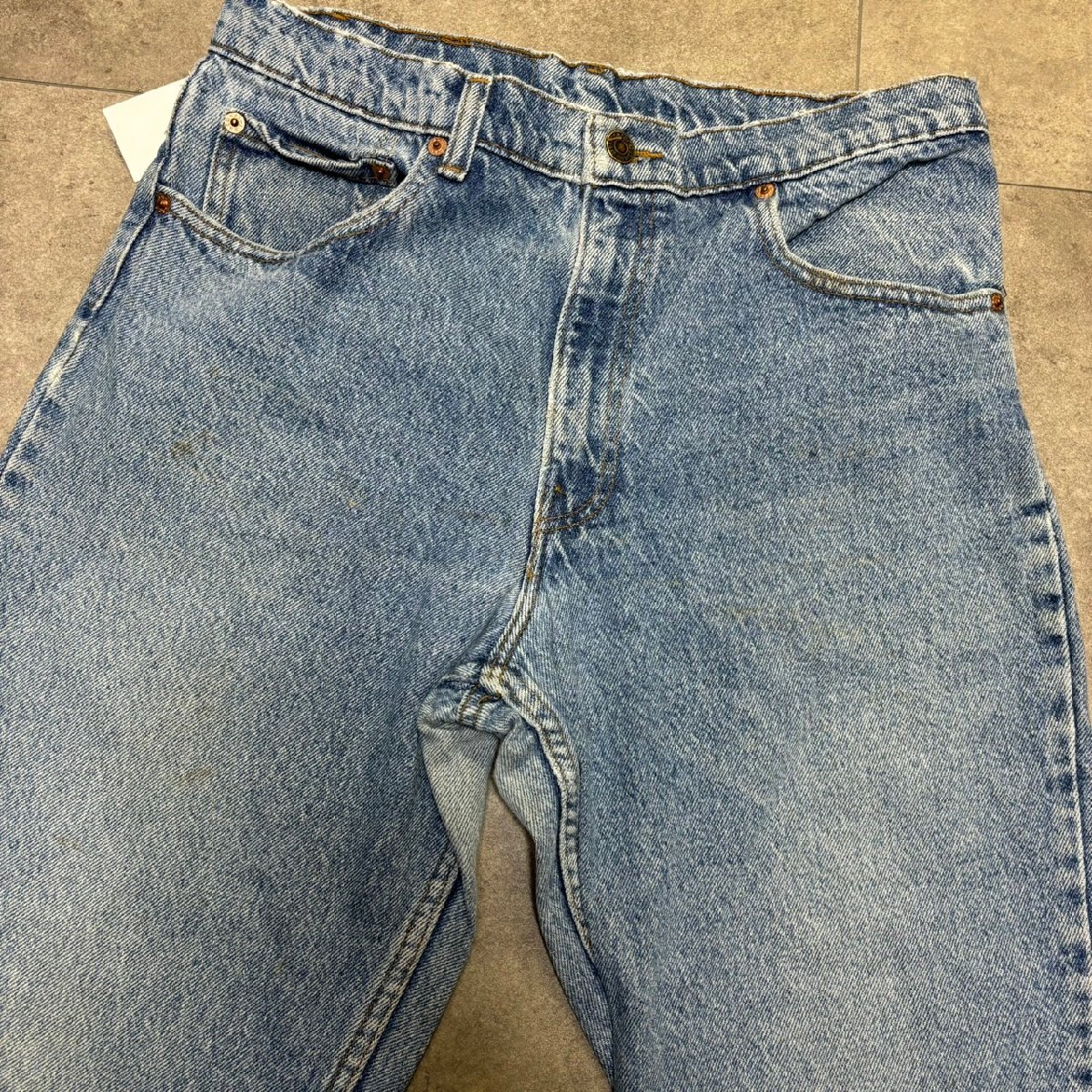 USA производства 90 годы Levi\'s 550 Vintage Denim 33×32 печать 918 MADE IN USA 90s