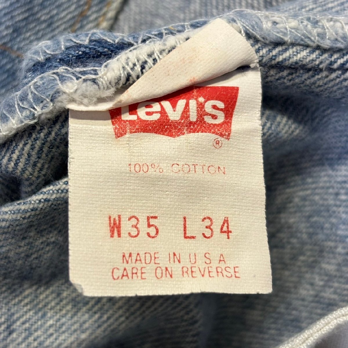 USA製 90年代 Levi's 501 ビンテージ デニム 35×34 刻印552 MADE IN USA 90s_画像5