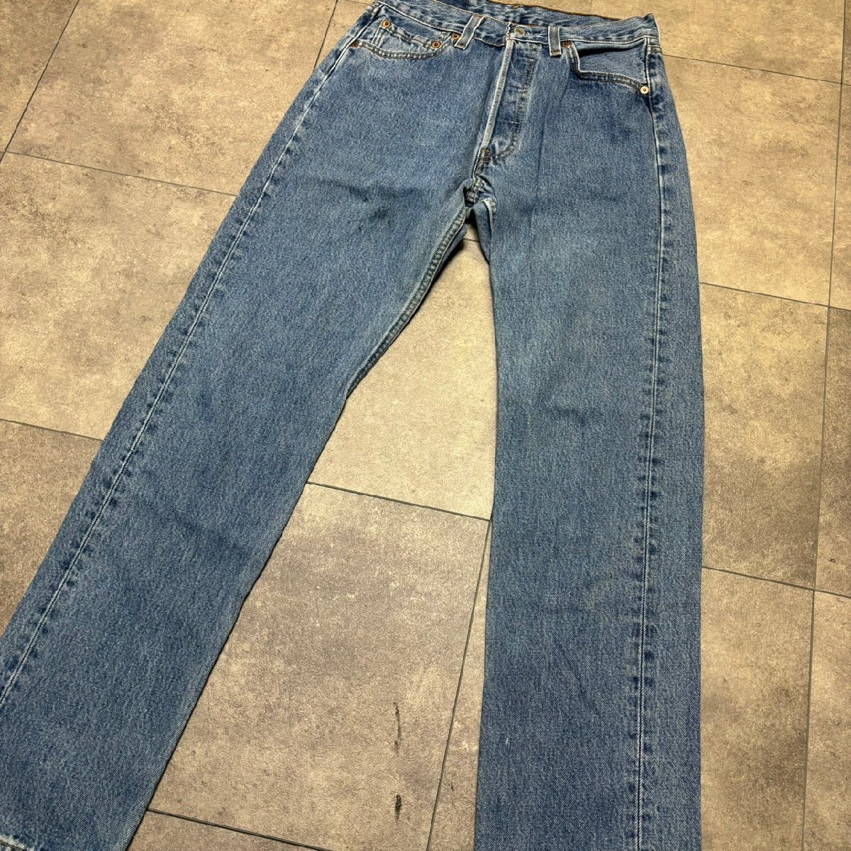 USA製 00年代 Levi's 501 ビンテージ デニム 29×32 刻印553 MADE IN USA 00s_画像8