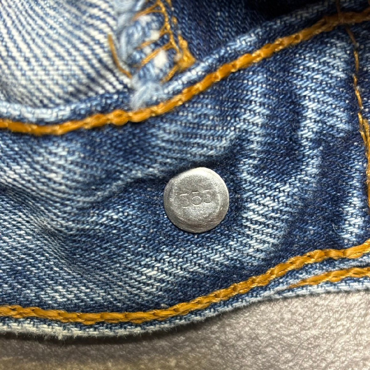 USA製 00年代 Levi's 501 ビンテージ デニム 29×32 刻印553 MADE IN USA 00s_画像7