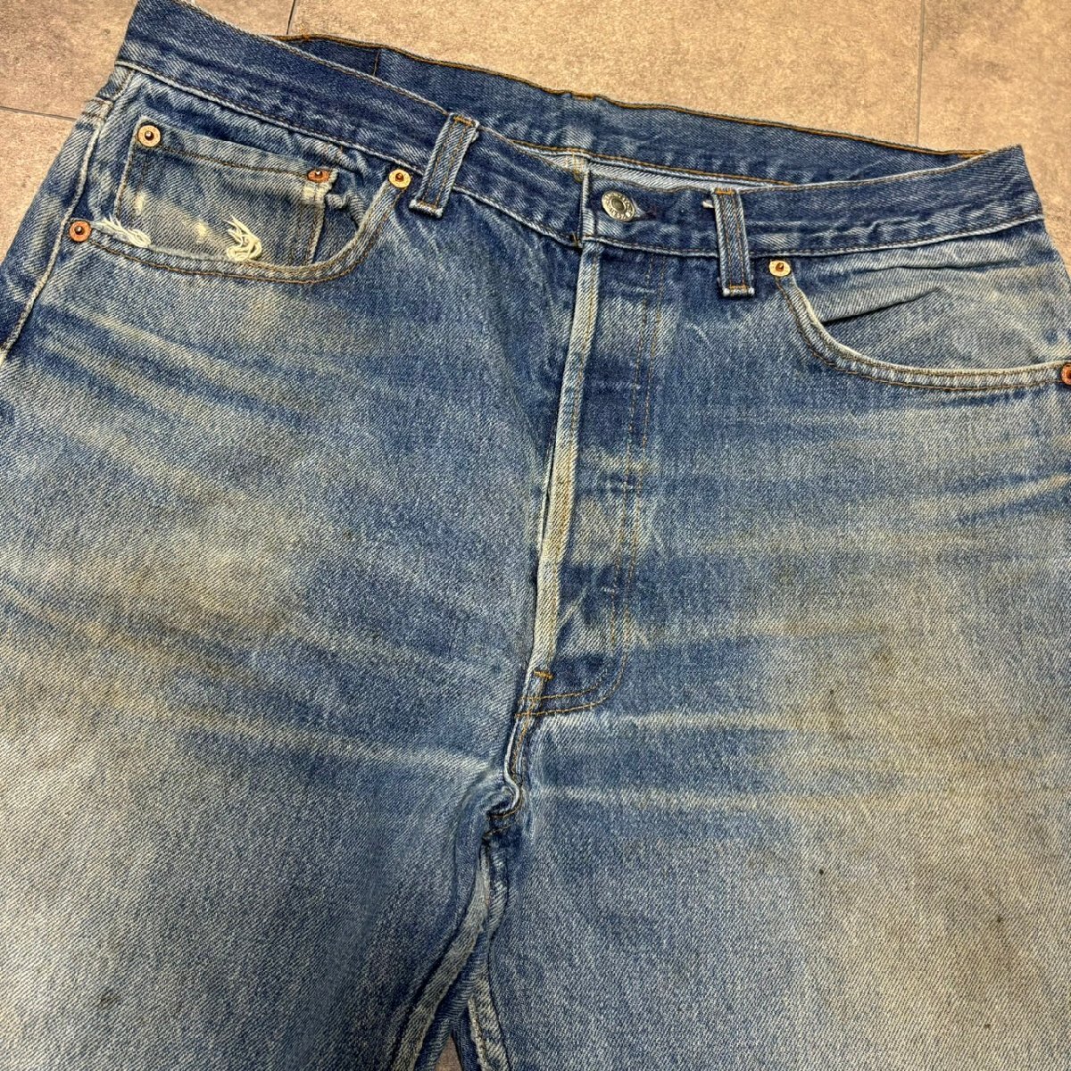 USA製 90年代 Levi's 501xx ビンテージ デニム 36×36 刻印552 MADE IN USA 90s_画像9