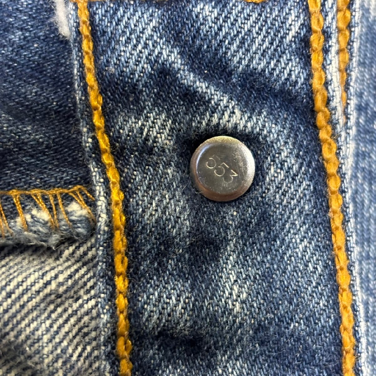 USA製 00年代 Levi's 501 ビンテージ デニム 36×32 刻印553 MADE IN USA 00s_画像7