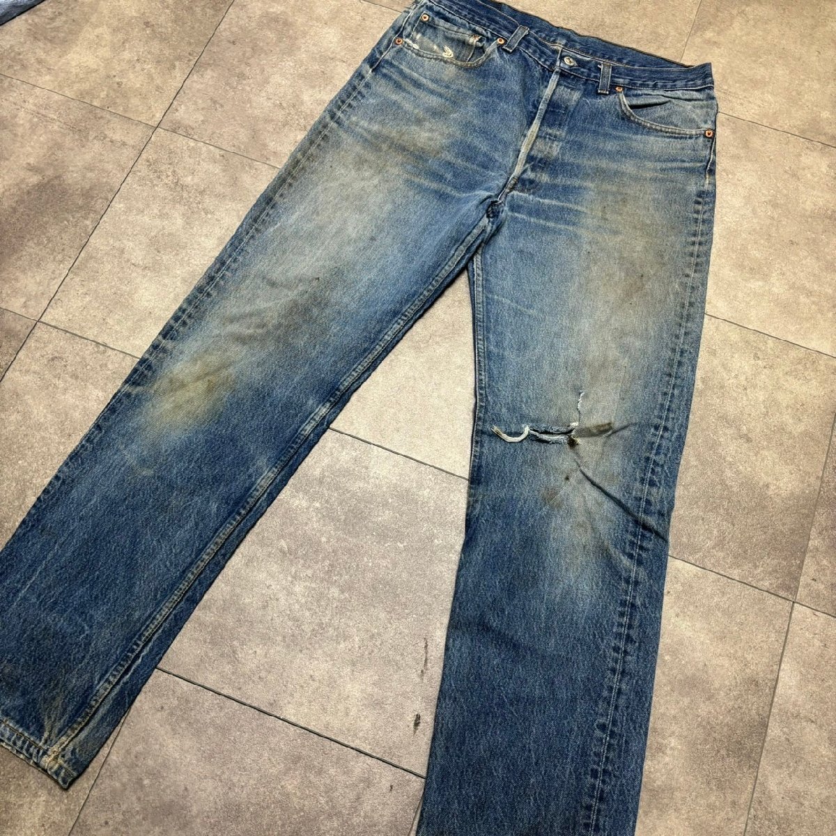 USA製 90年代 Levi's 501xx ビンテージ デニム 36×36 刻印552 MADE IN USA 90s_画像8