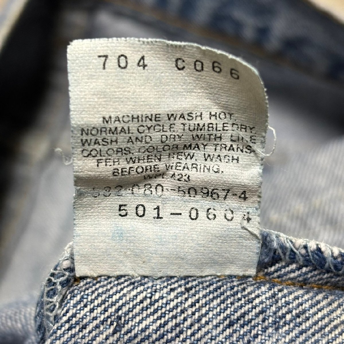 USA製 90年代 Levi's 501 ビンテージ デニム 34×30 刻印532 MADE IN USA 90s_画像6