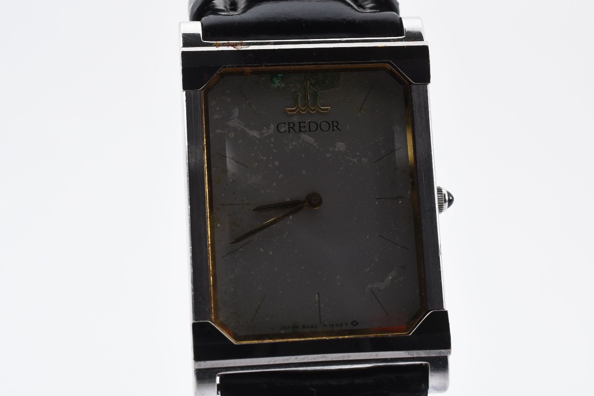 セイコー クレドール スクエア 8420-6990 クォーツ レディース 腕時計 SEIKO CREDOR_画像1