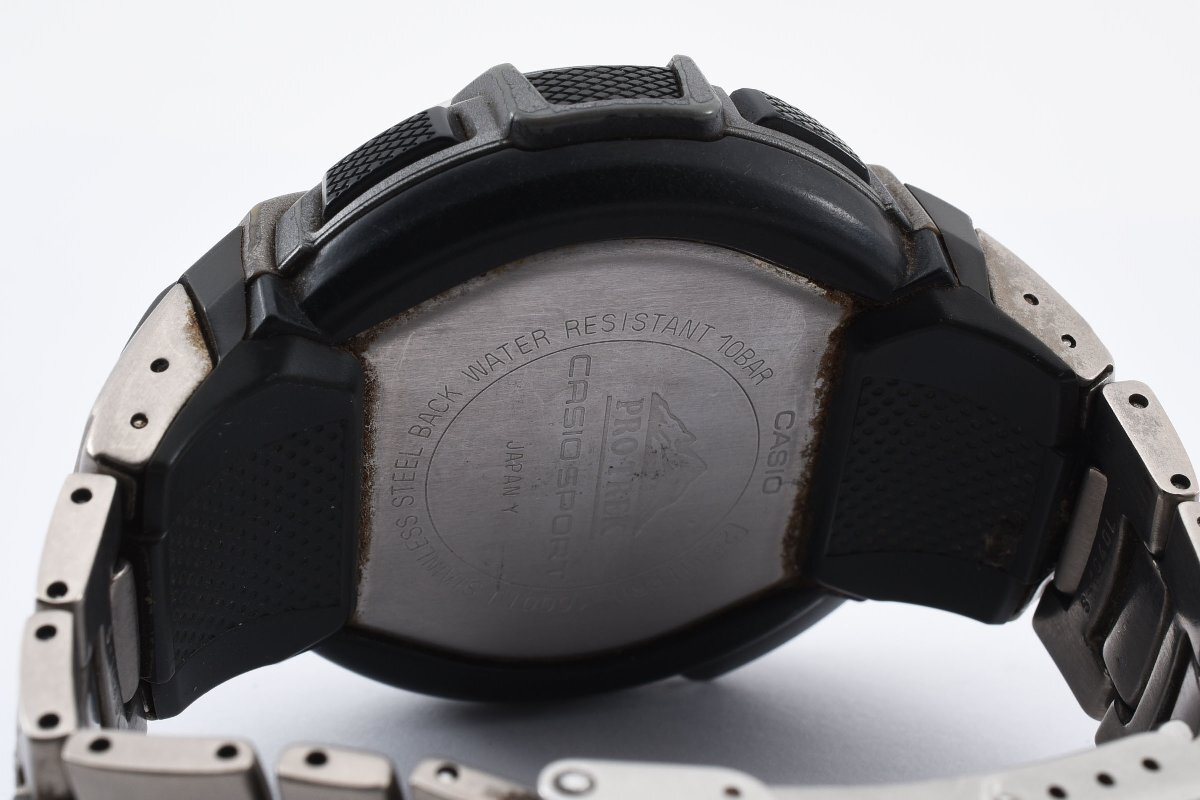 カシオ プロトレック ラウンド PRW-1000TJ ソーラー メンズ 腕時計 CASIO PRO TREK_画像5