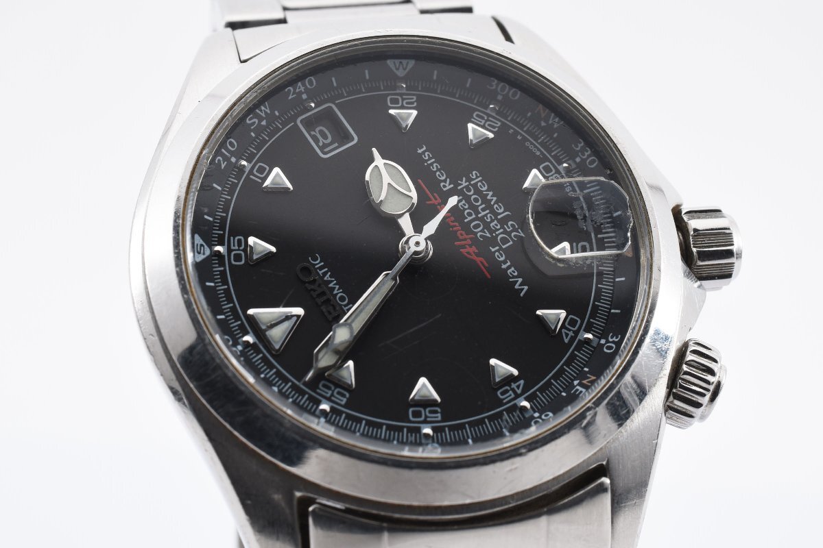 稼働品 セイコー アルピニスト デイト AS15-6000 自動巻き メンズ 腕時計 SEIKO_画像1