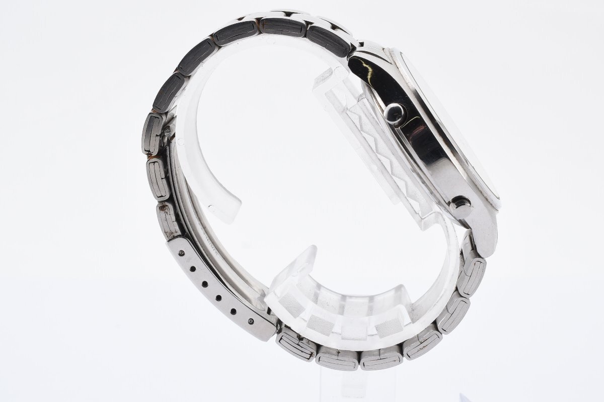 セイコー 7T32-7C60 デイト ラウンド シルバー クォーツ メンズ 腕時計 SEIKO_画像6