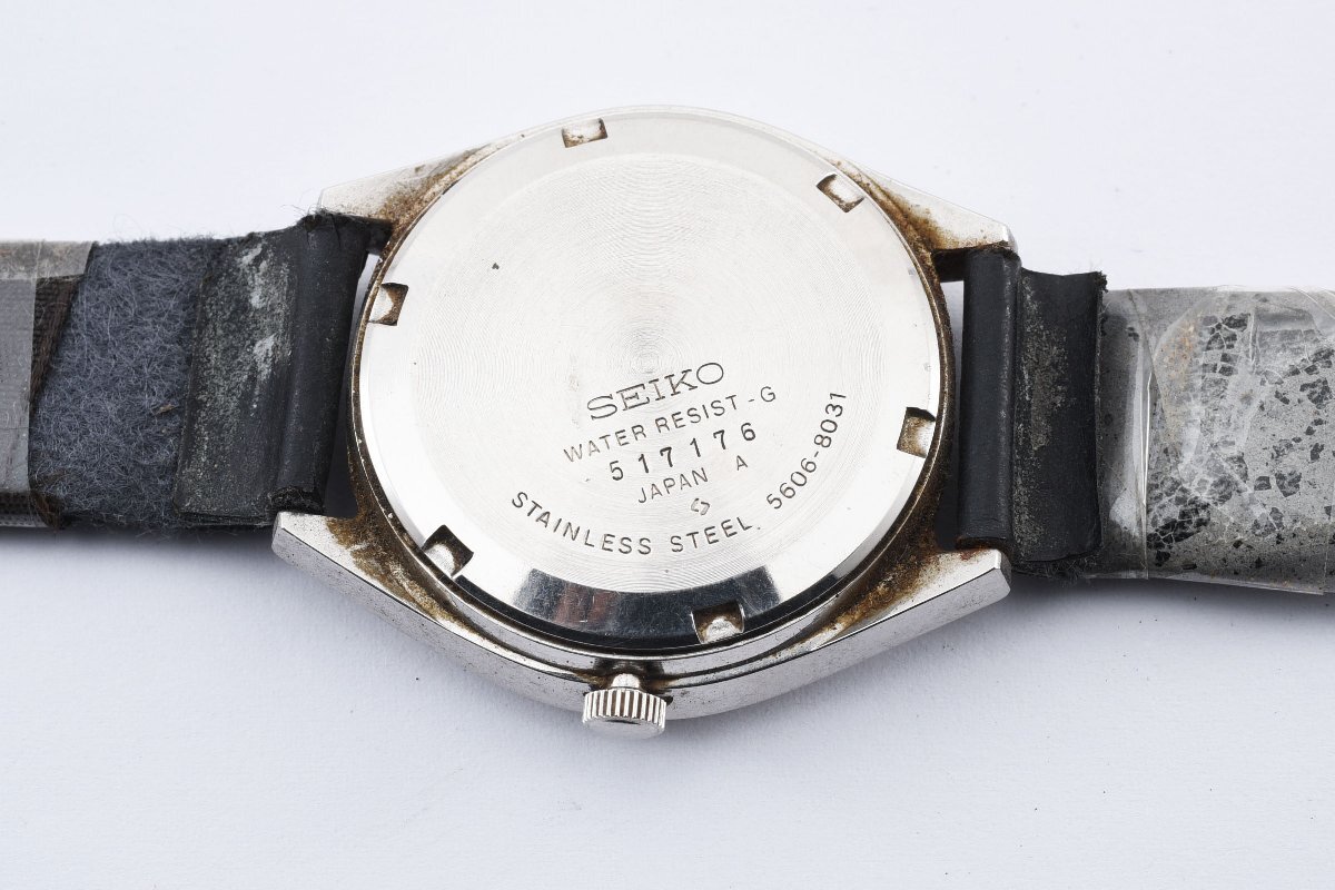 稼働品 セイコー LM ロードマチック デイデイト 5606-8031 自動巻き メンズ 腕時計 SEIKO_画像8