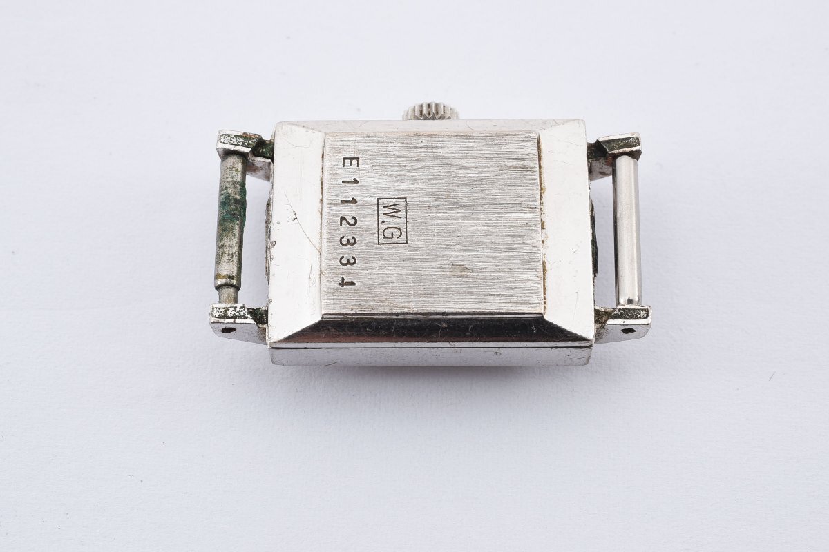  Carol E112334 квадратное серебряный механический завод женские наручные часы CARROL