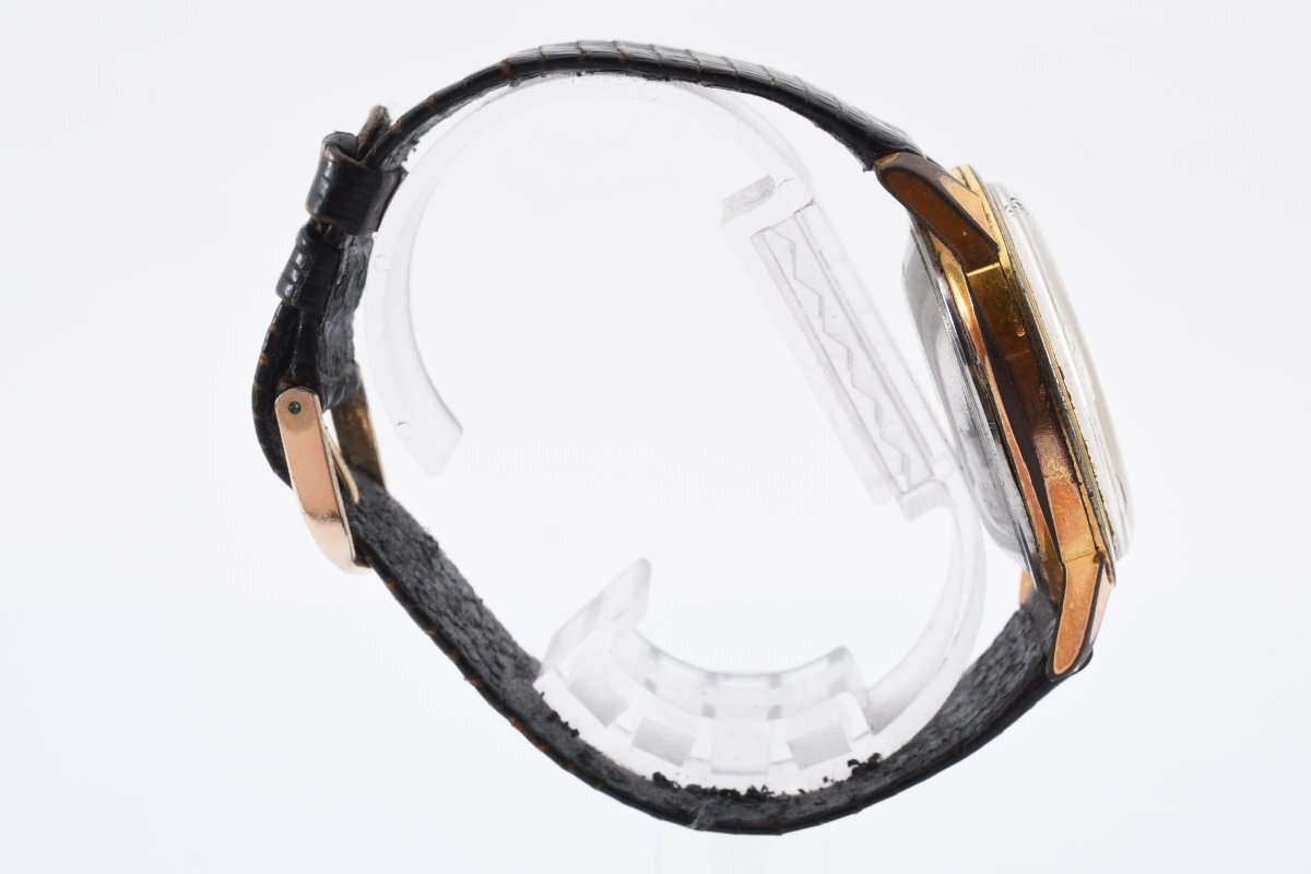 稼働品 セイコー ゴールド ラウンド デイデイト 自動巻き メンズ 時計 腕時計 SEIKO_画像6