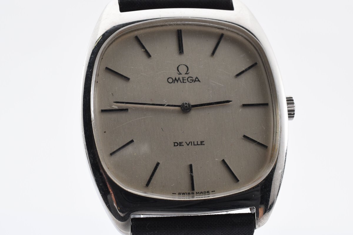 オメガ デビル スクエア 手巻き メンズ 腕時計 OMEGA_画像1