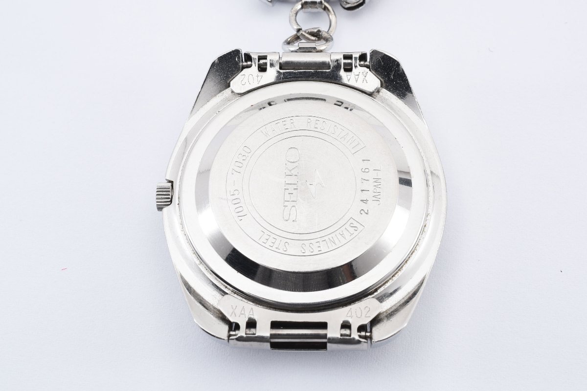 稼働品 セイコー デイト 7005-7030 自動巻き メンズ 腕時計 SEIKO_画像6