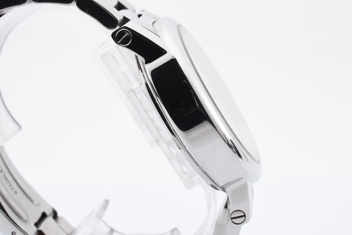 美品 稼働品 テクノス オートマティック T-1078 デイト クロノグラフ ラウンド コンビ 自動巻き メンズ 腕時計 TECHNOS_画像3