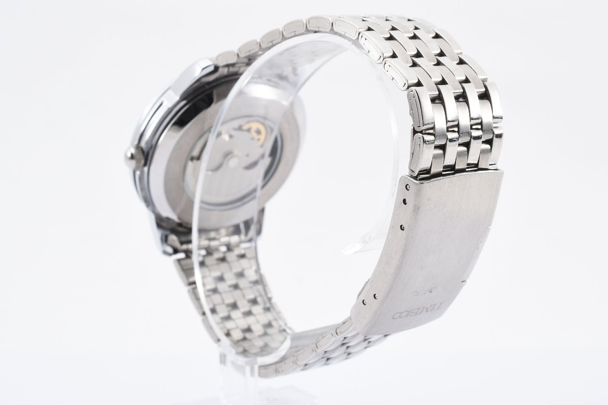 稼働品 スモセコ スケルトン ラウンド W60029G 自動巻き メンズ 腕時計 TIME100_画像8