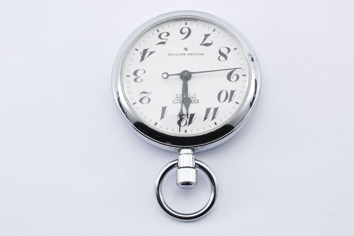 稼働品 セイコー 国鉄 プレシジョン 懐中時計 手巻き メンズ 腕時計 SEIKO_画像3
