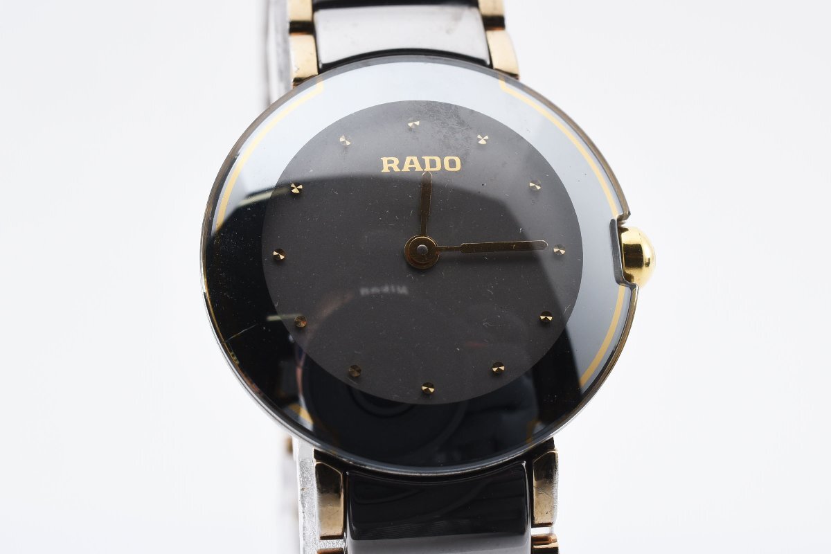 美品 ラドー ダイヤスター 153.0355.3 ラウンド コンビ クォーツ レディース 腕時計 RADO DIASTAR_画像1