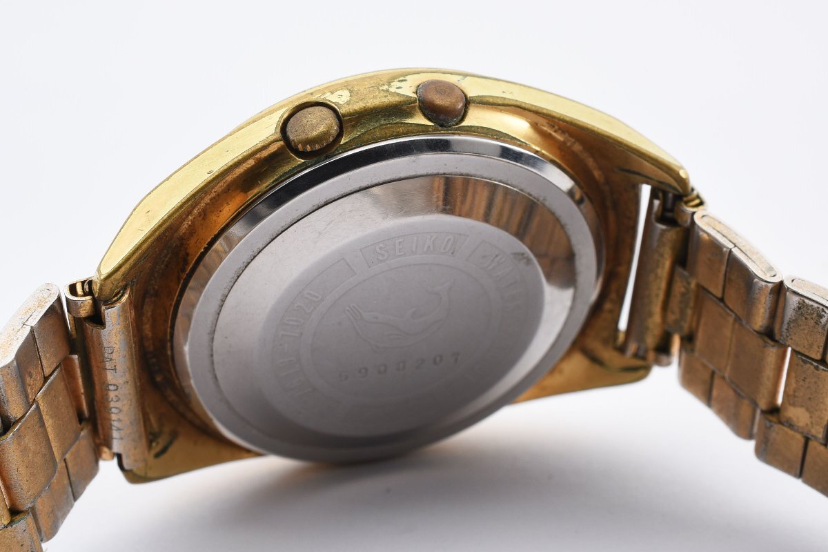 稼働品 セイコー スポーツマチック デラックス 7619-7020 デイデイト ラウンド ゴールド 自動巻き メンズ 腕時計 SEIKO_画像2
