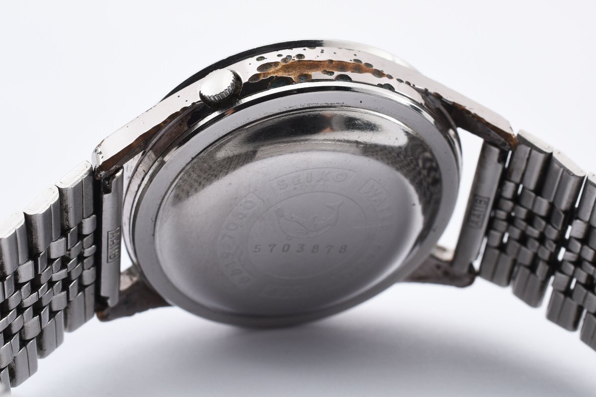 美品 稼働品 セイコー スポーツマチック ファイブ 6619-7030 デイデイト ラウンド シルバー 自動巻き メンズ 腕時計 SEIKO_画像5