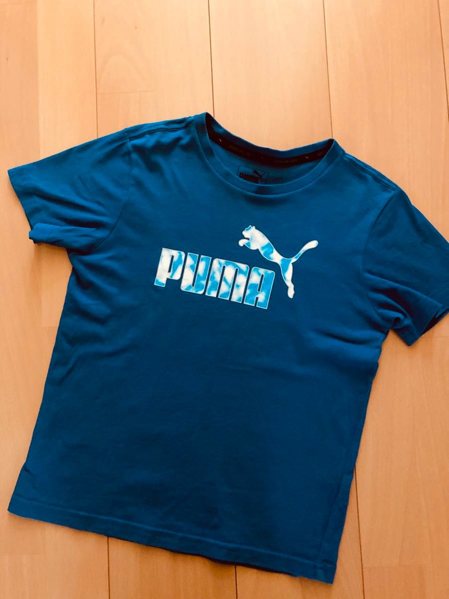 PUMAプーマ Tシャツ サイズ140 男の子 ブルー