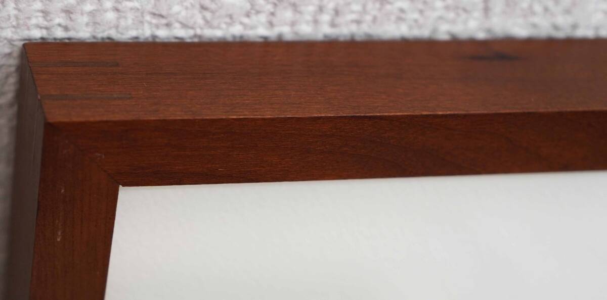 . ground plum Taro [.. mountain ] woodblock print frame genuine work guarantee 
