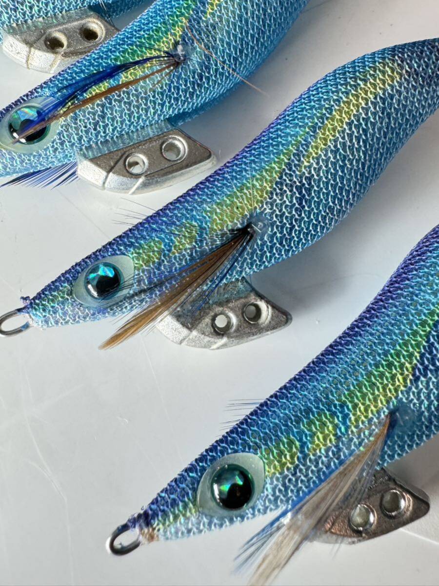 4 pcs set + case attaching #yama under # lure .K Sharo -3.5 number S×2/3.0 number S×2 blue Poe shon color 