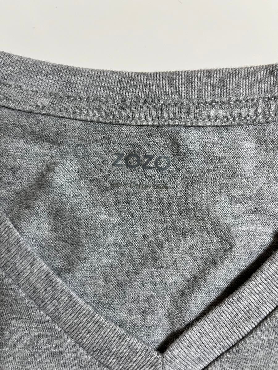 zozo グレー　Tシャツ