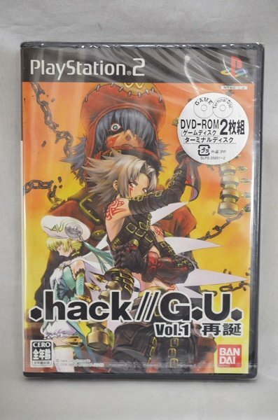 未開封品 PS2 .hack//G.U. Vol.1 再誕 ソフト プレイステーション2_PS2 .hack//G.U. Vol.1 再誕