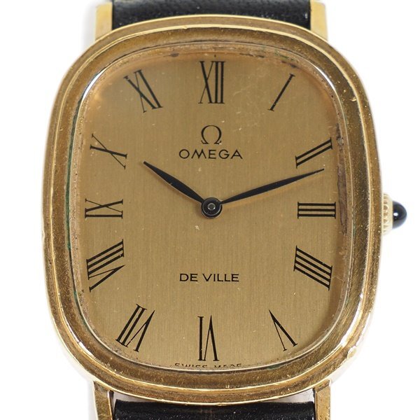 ●中古・稼働品●OMEGA オメガ DE VILLE デ ビル　ヴィンテージ　手巻き スクエア ※本体のみ・社外レザーベルト_画像2