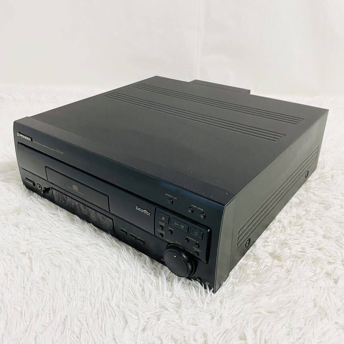 [ Junk ] Pioneer Pioneer CD/LD navy blue pie bru player CLD-05 electrification verification only 