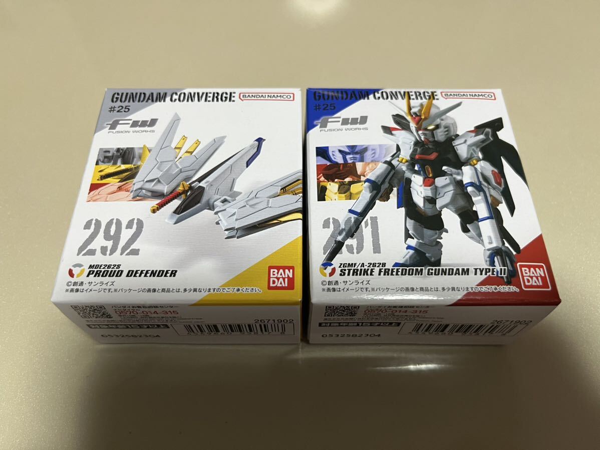 新品未開封 GUNDAM CONVERGE FW ガンダム コンバージ #25 ストライクフリーダムガンダム弐式 プラウドディフェンダー 機動戦士ガンダムSEED_画像1