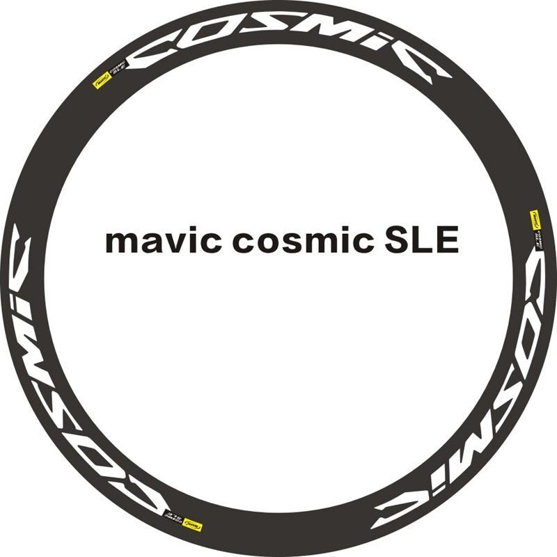 Mavic cosmic sleロードバイクホイールセットデカール 700C自転車ホイールリムステッカーリム深さ 38/40/50 ミリメートル_画像2