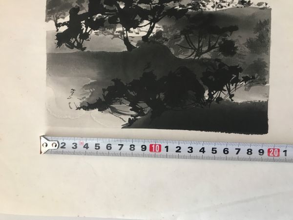 【知之】傅抱石水印版画 木版画 中国 70～80年代 時代保証 本物保証 イメージサイズ: 270×200(mm) 本画ではありません　ランダム発送/01_画像9