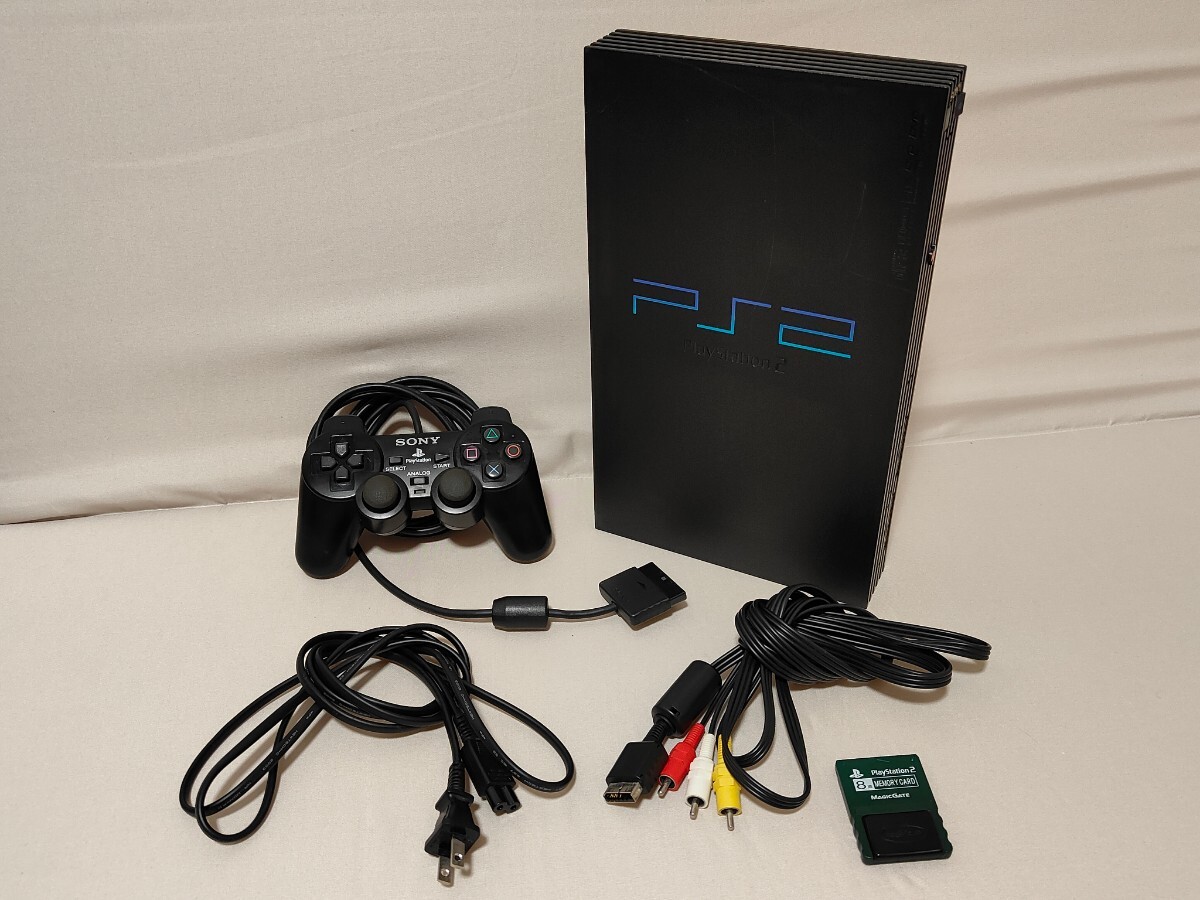 新品購入品○動作良好 PlayStation2 プレステ2 ソニー ゲーム機 コントローラー SCPH-5000 _画像1