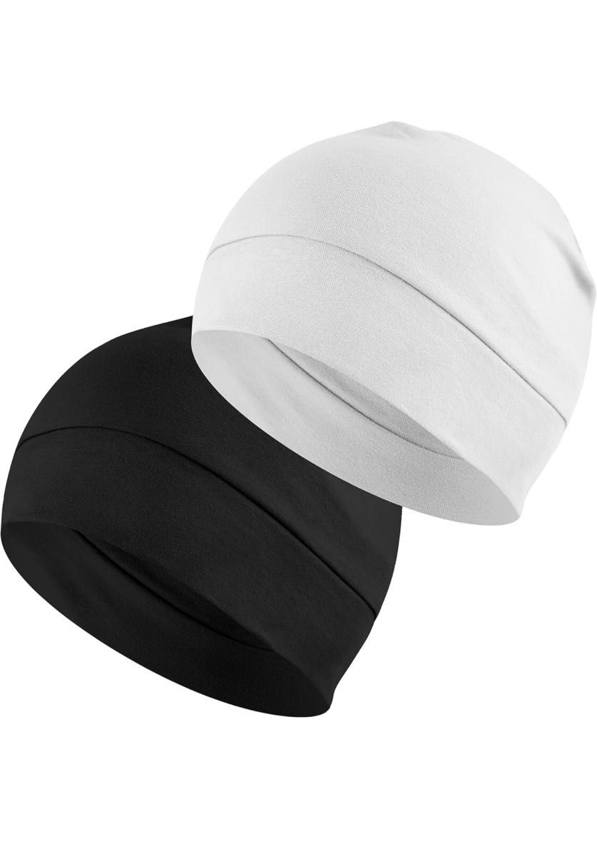 ナイトキャップ メンズ レディース 冷感 ヘルメット インナーキャップ 綿 ニット帽 薄手 医療用帽子 男女兼用2枚