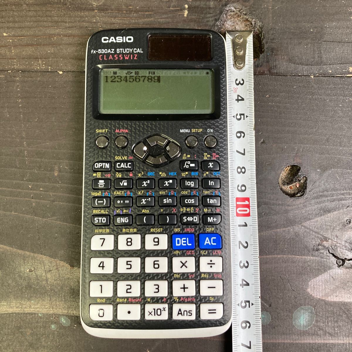 e2289 動作確認済み CASIO カシオ 関数電卓 CLASSWIZ fx-530AZ STUDY CAL 教育用関数電卓 計算機 理数系 建築 土木 薬学_画像6