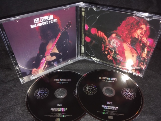 ●Led Zeppelin - Hello Twin Cities : Moon Child プレス2CDプラケース_画像2