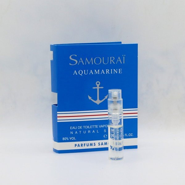 [ free shipping ] unused Samurai aquamarine 1.8ml Mini perfume * Samurai aquamarine * aqua marine * sample * Samurai aquamarine *