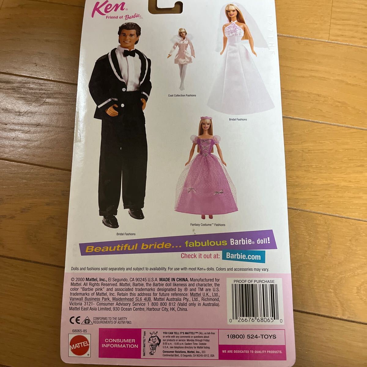 バービーBarbie Doll White Bridal Wedding Dressの画像4