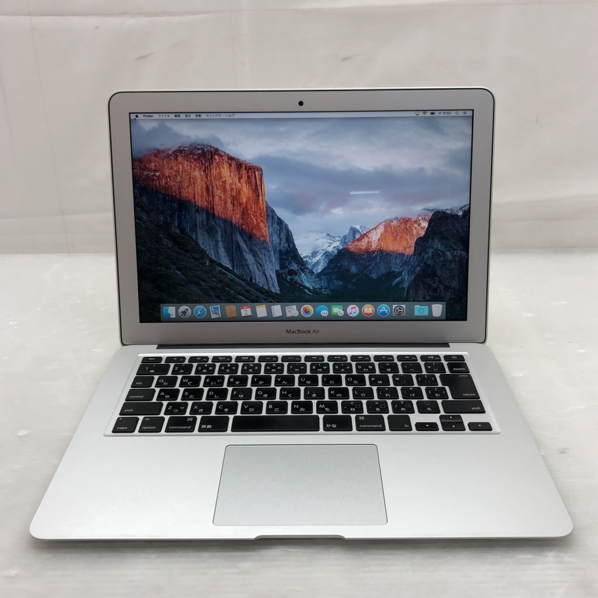 1円 Apple MacBook Air (13インチ, Early 2015) A1466 Core i5-5250U メモリ8GB SSD 256GB 13.3インチ T012450_画像1