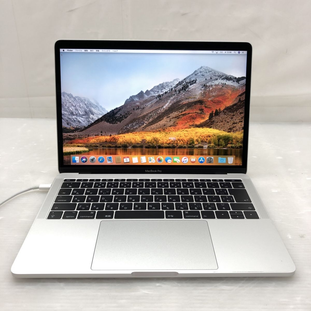 1円 Apple MacBook Pro (13-inch, 2016, Two Thunderbolt 3 ports) A1708 Core i5-6360U メモリ8GB NVMe 256GB 13.3インチ T012471_画像1