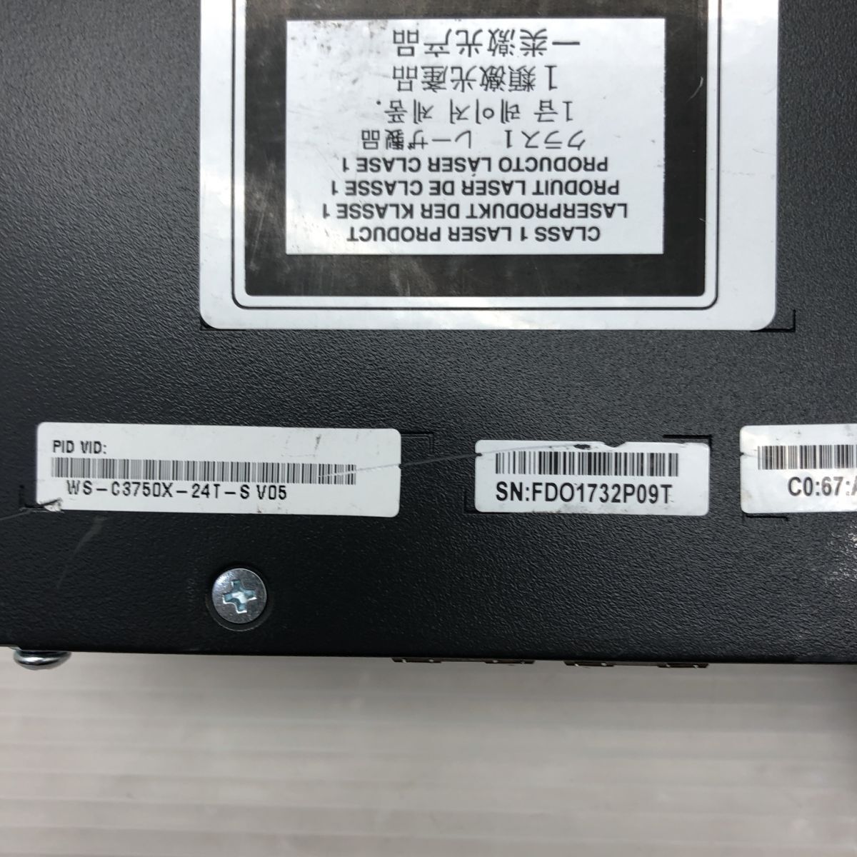 1円 CISCO Catalyst 3750-X Series WS-C3750X-24T-S V05 T009373_画像5